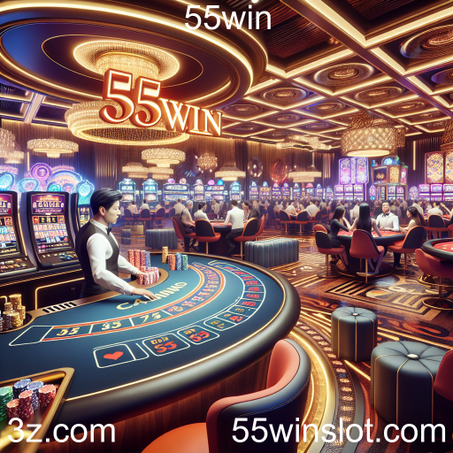 Explore a Emoção do Cassino Ao Vivo no 55win